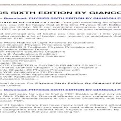 Giancoli physics sixth edition pdf