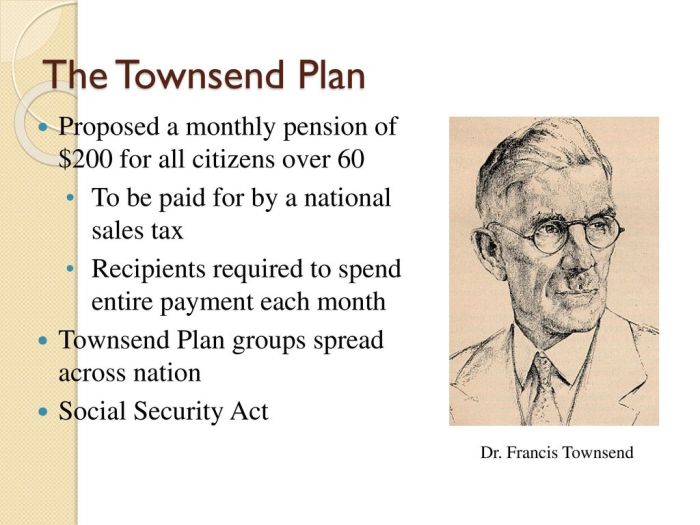 Why did francis townsend oppose the new deal