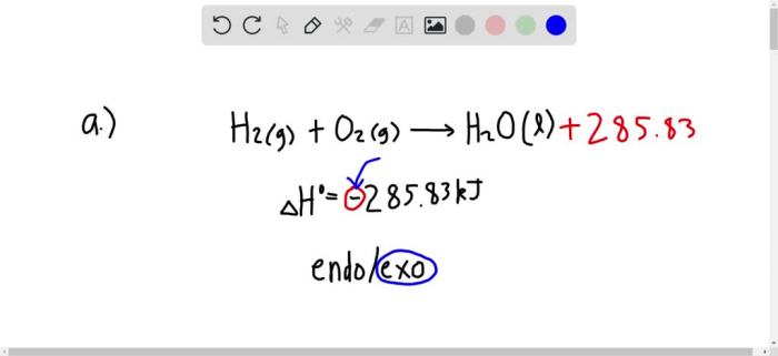 Which equation represents an exothermic reaction at 298 k