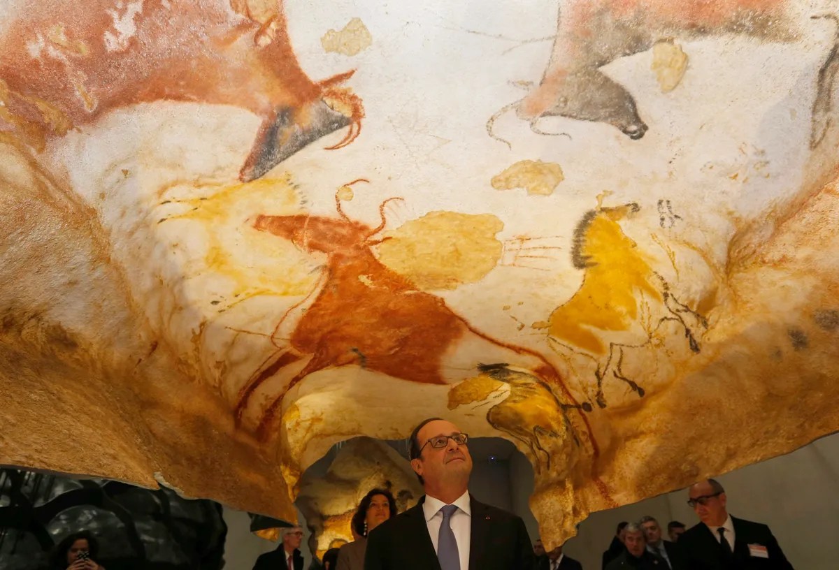 Lascaux rupestre paleolithic prehistoric discovered francia pittura caves 1940 12th peintures aquitaine rhpl prehistorische rupestres